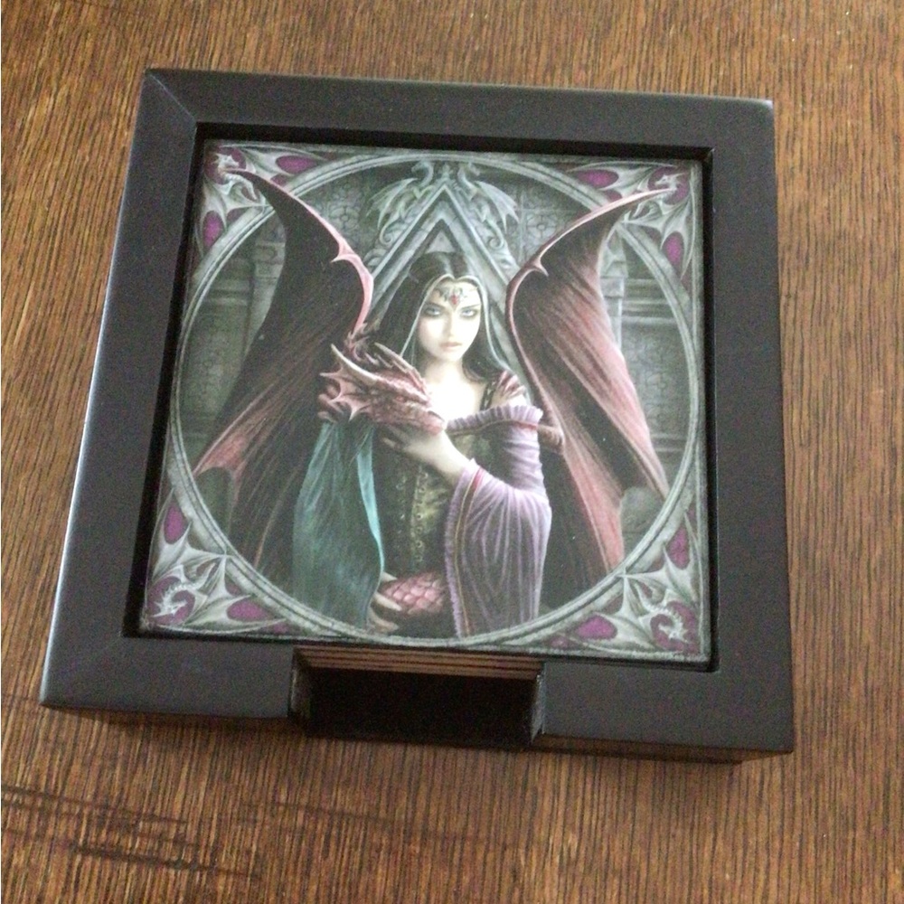 Anne Stokes Dragon Art Tile Coasters